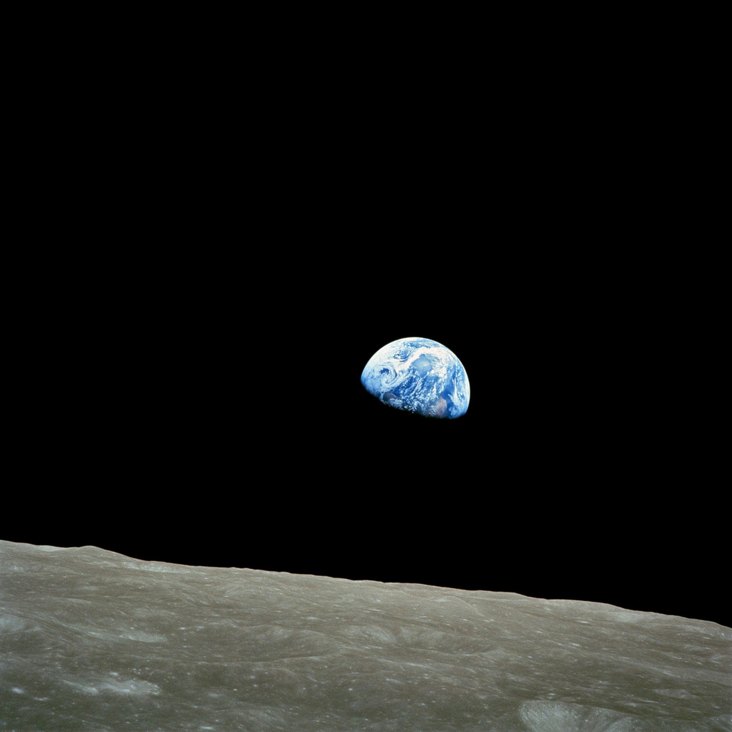 earth viewed from the moon