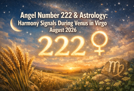 Angel Number 222 and Astrology: Harmony Signals During Venus in Virgo August 2026