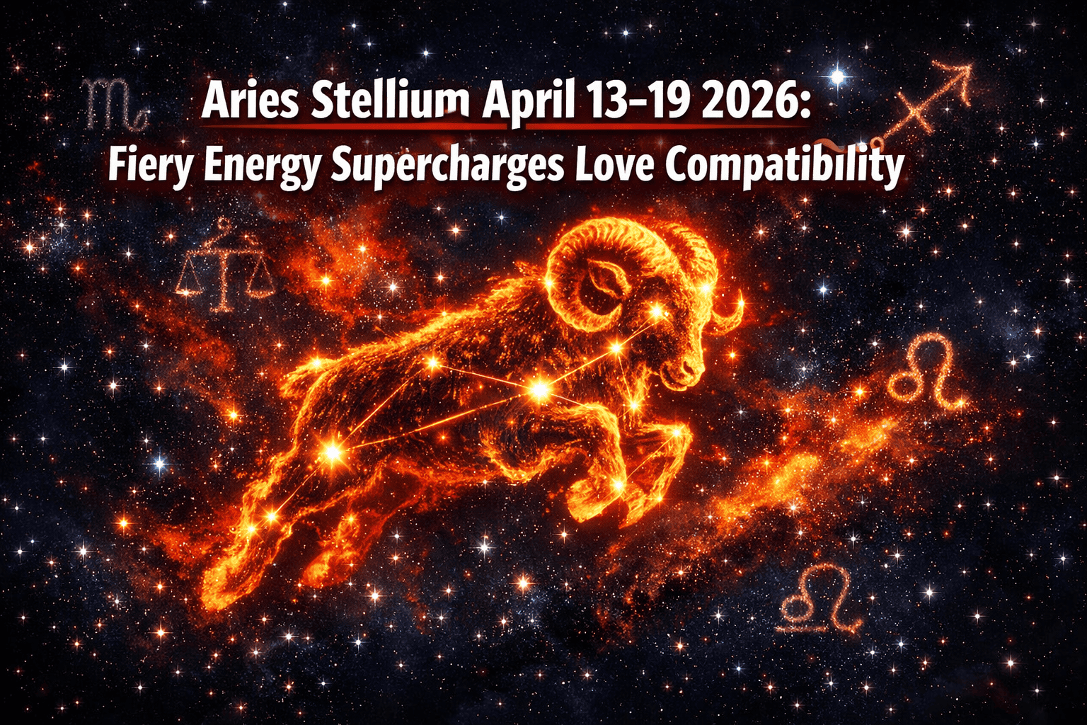 Aries Stellium April 13-19 2026: How This Fiery Energy Supercharges Zodiac Love Compatibility for Scorpio, Libra, Sagittarius, Leo