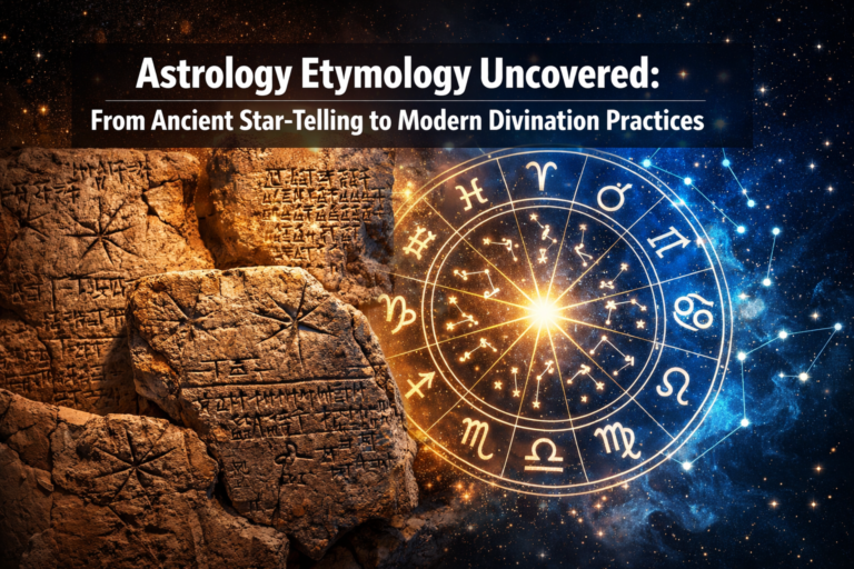 Astrology Etymology Uncovered: From Ancient Star-Telling to Modern Divination Practices