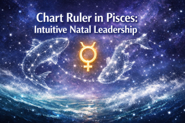 Chart Ruler in Pisces: Intuitive Natal Leadership Activated by April 2026 Mercury Ingress