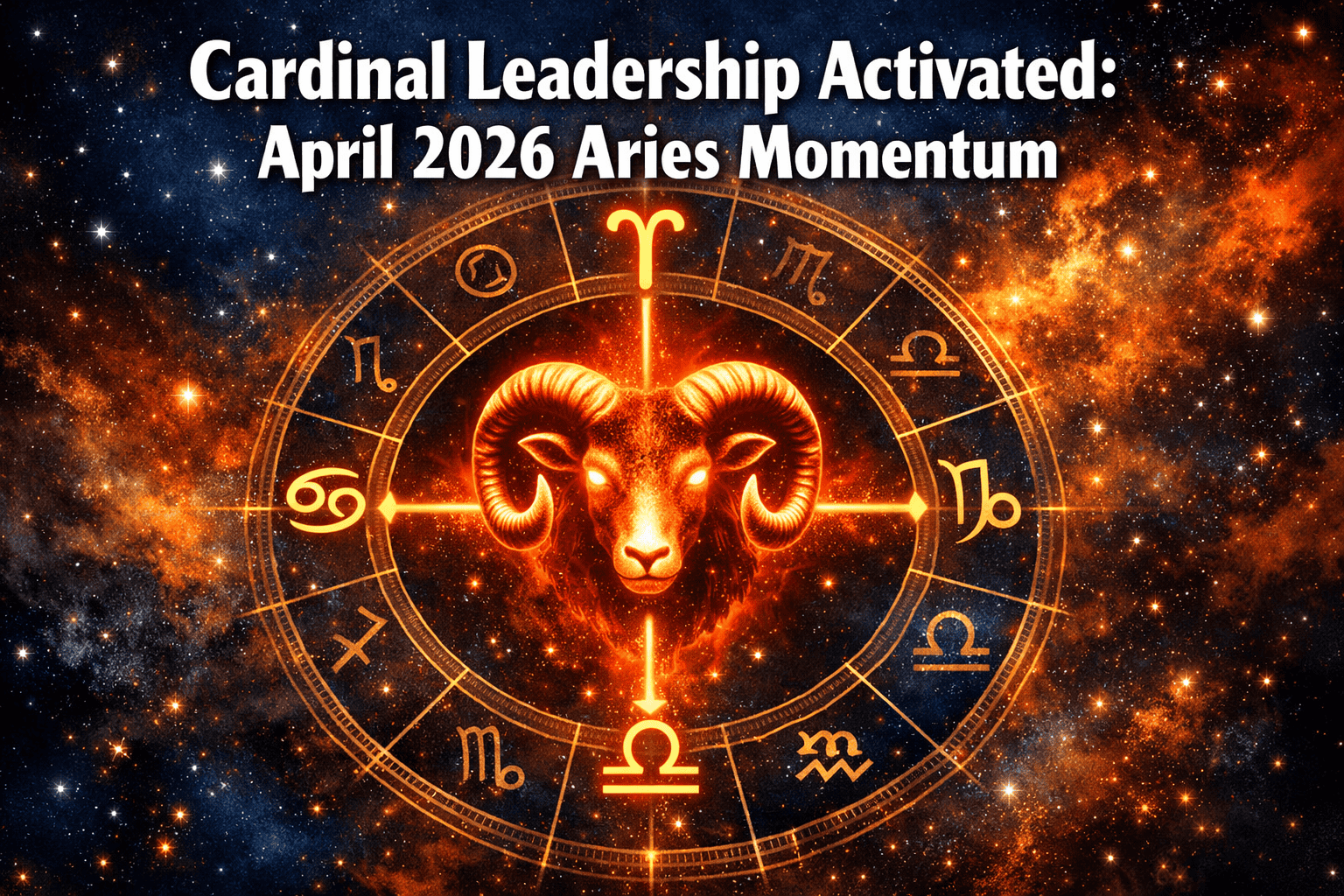 Dominant Cardinal Elements in Natal Charts: Leadership Activated by April 2026 Aries Momentum