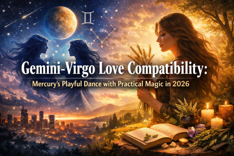 Gemini-Virgo Love Compatibility: Mercury's Playful Dance with Practical Magic in 2026