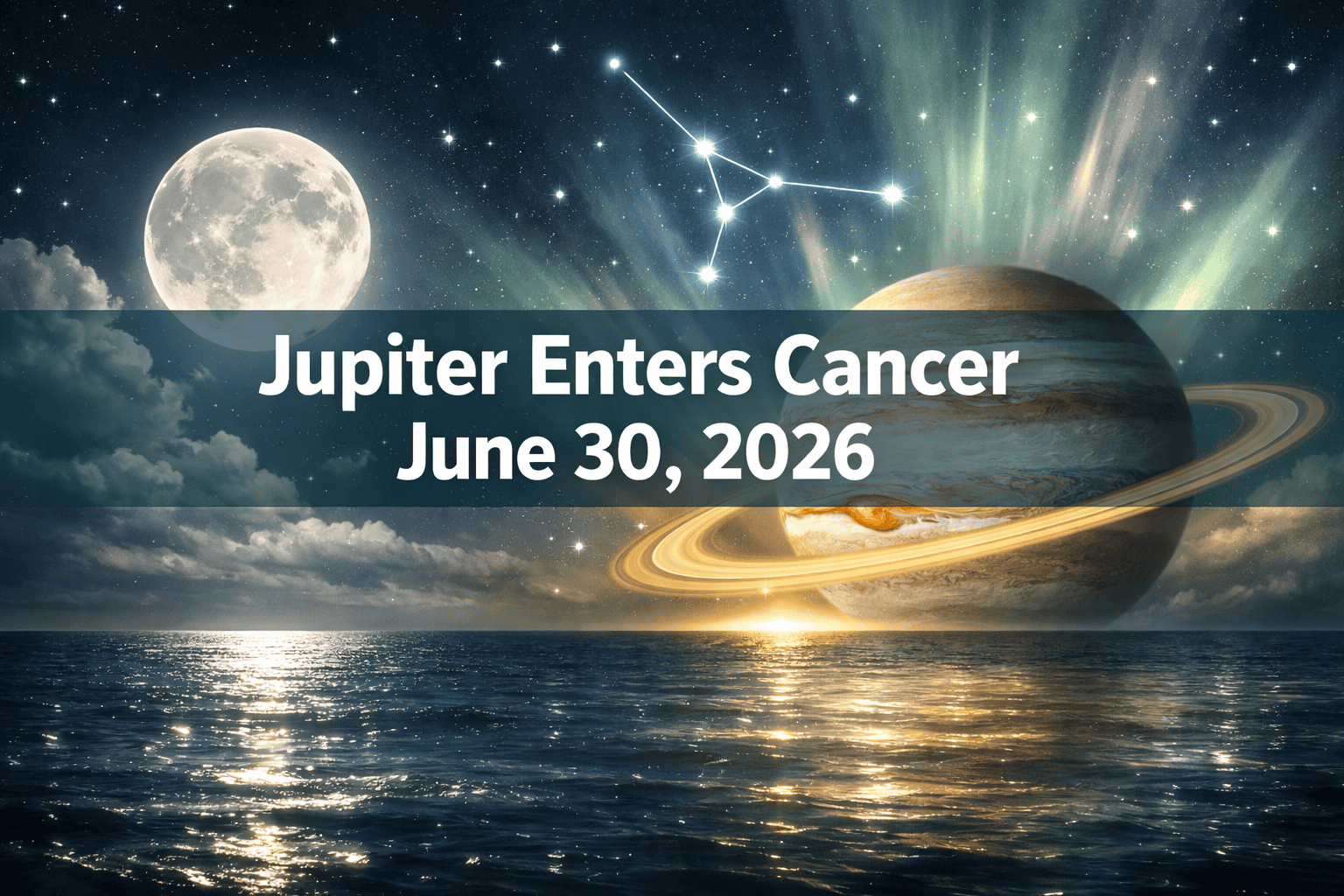 Jupiter Enters Cancer June 30, 2026: Emotional Expansion, Family Healing, and Nurturing Growth by Zodiac Sign