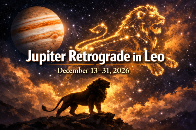 Jupiter Retrograde in Leo December 13-31, 2026: Reconsidering Creativity, Romance, and Leadership Expansion