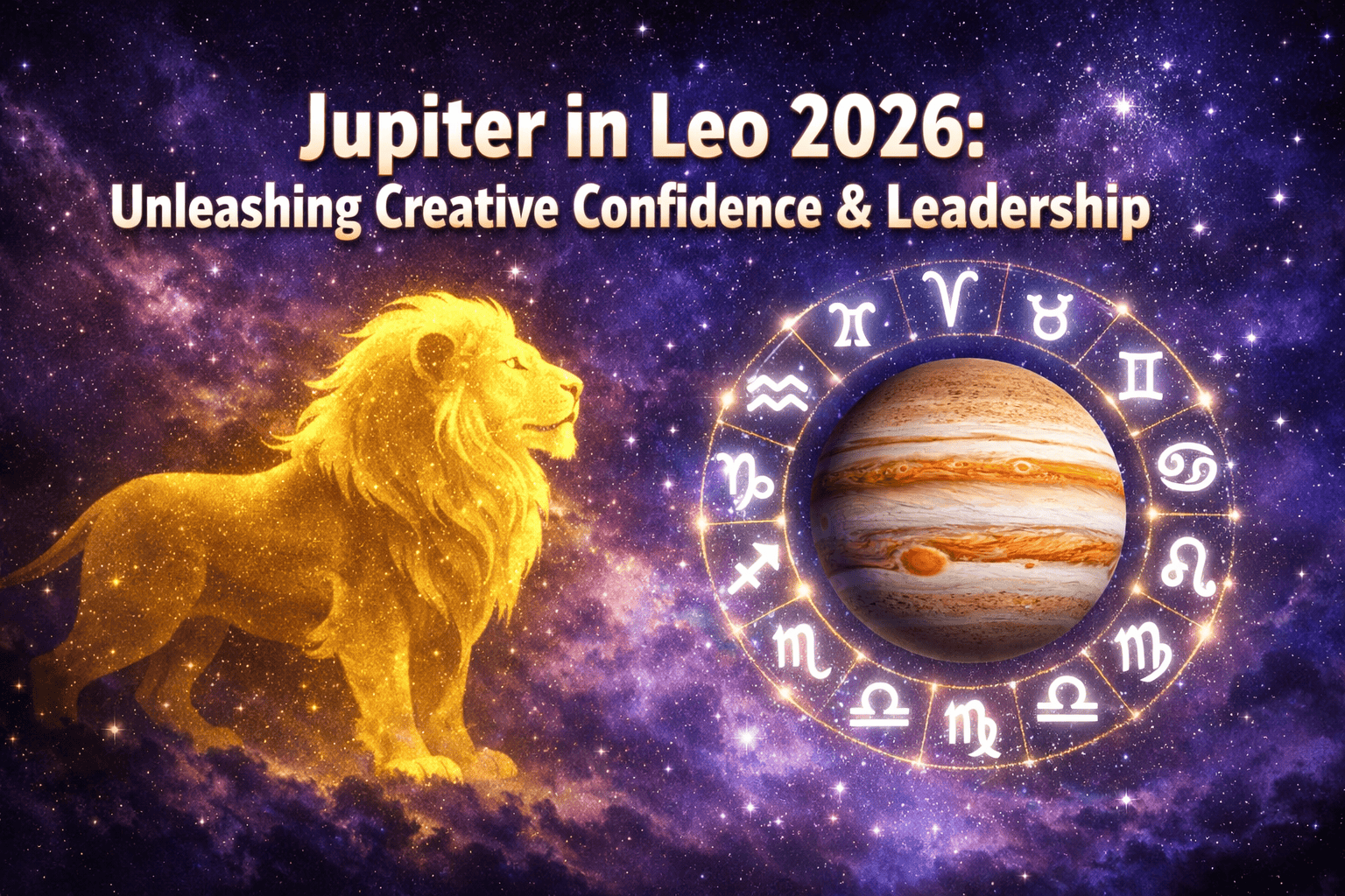 Jupiter in Leo 2026: Unleashing Creative Confidence and Leadership Traits for Every Zodiac Sign