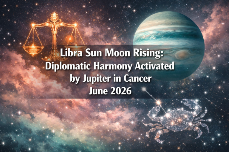 Libra Sun Moon Rising Traits: Diplomatic Harmony Activated by Jupiter in Cancer June 2026