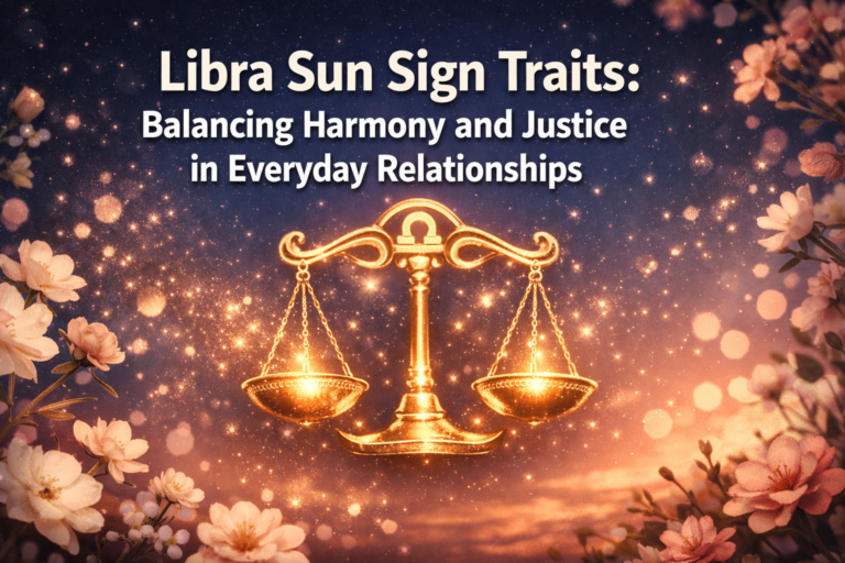 Libra Sun Sign Traits: Balancing Harmony and Justice in Everyday Relationships