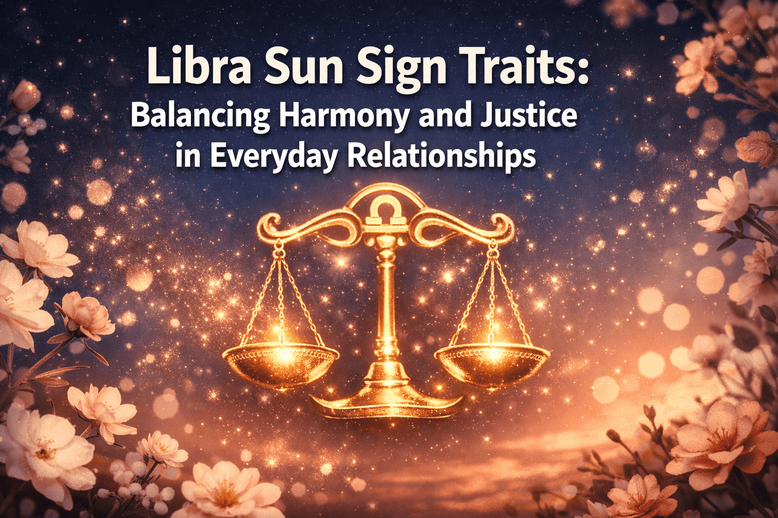 Libra Sun Sign Traits: Balancing Harmony and Justice in Everyday Relationships