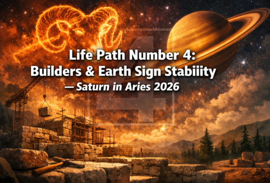 Life Path Number 4 in Astrology: Builders and Earth Sign Stability During Saturn in Aries 2026