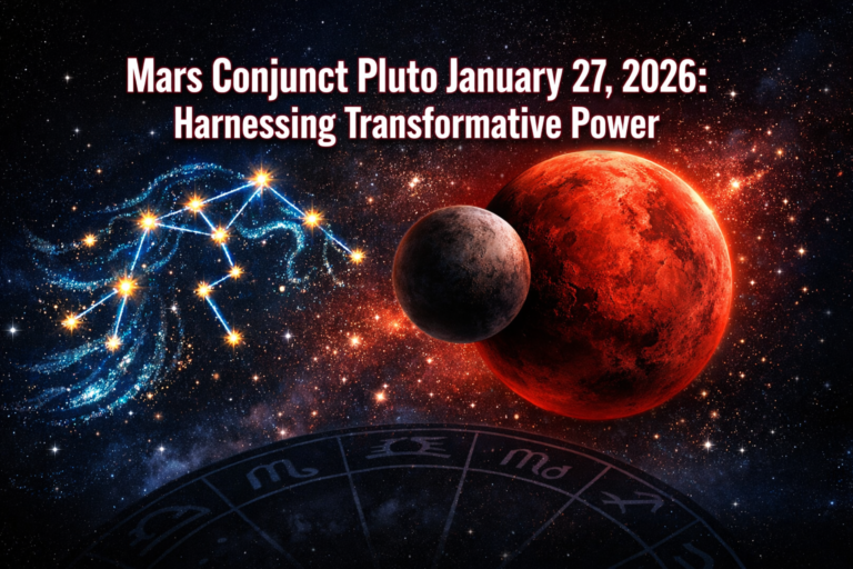 Mars Conjunction Pluto January 27, 2026: Harnessing Transformative Power, Intensity Peaks, and Zodiac Survival Strategies