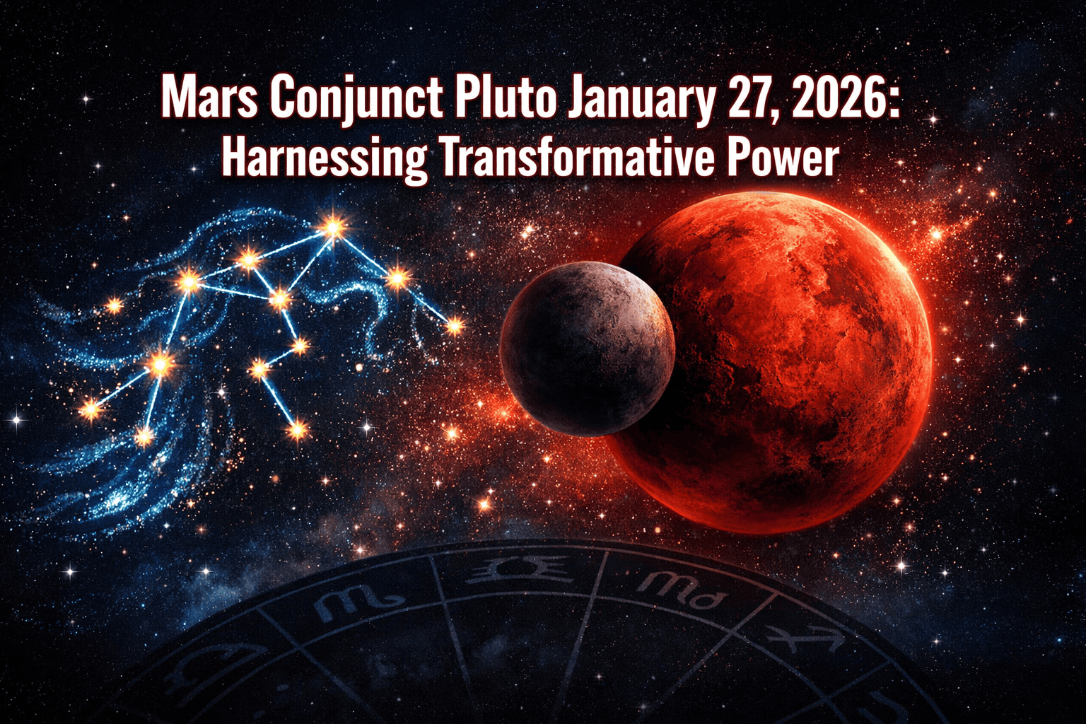 Mars Conjunction Pluto January 27, 2026: Harnessing Transformative Power, Intensity Peaks, and Zodiac Survival Strategies
