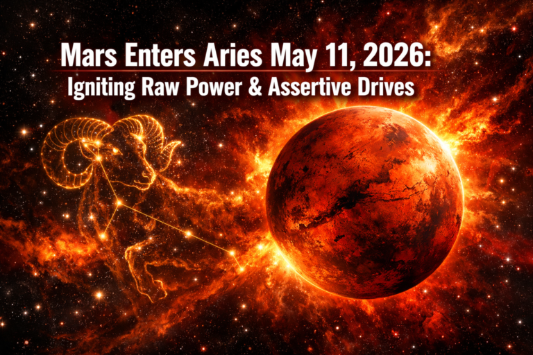 Mars Enters Aries May 11, 2026: Igniting Raw Power, Assertive Drives, and Zodiac-Specific Action Impulses