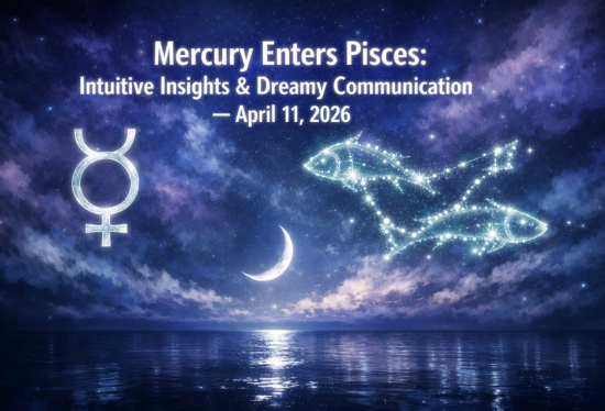 Mercury Enters Pisces Today April 11, 2026: Intuitive Insights, Dreamy Communication, and Zodiac Sign Effects