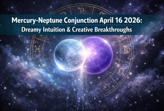 Mercury-Neptune Conjunction April 16, 2026: Harnessing Dreamy Intuition and Creative Breakthroughs in Your Natal Chart