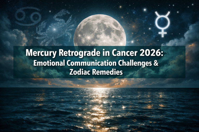 Mercury Retrograde in Cancer June 29-July 23, 2026: Emotional Communication Challenges and Zodiac Remedies