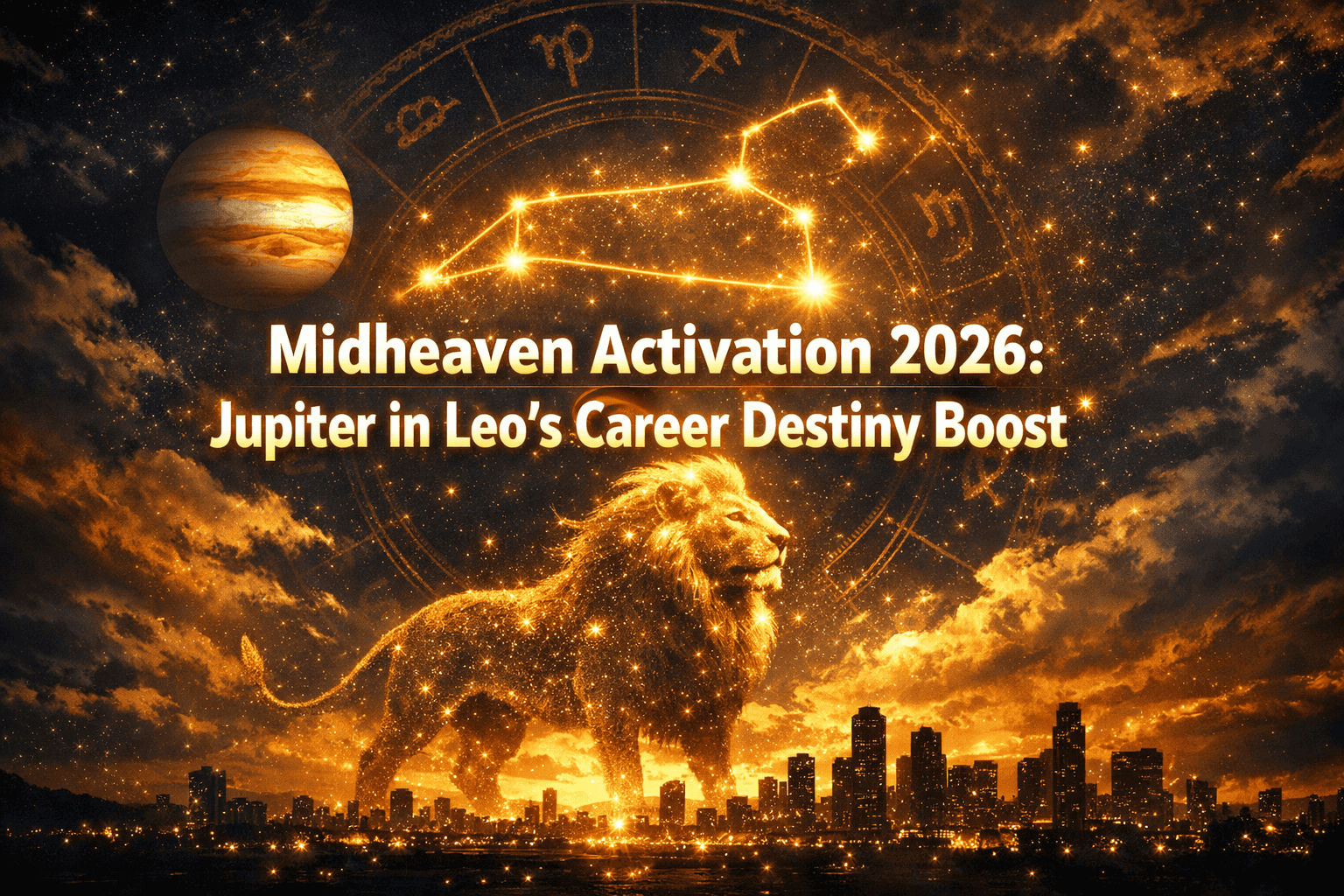 Midheaven Activation in 2026: Jupiter in Leo's Career Destiny Boost for Every Rising Sign