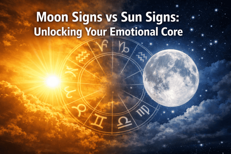 Moon Signs vs Sun Signs: Unlocking Your Emotional Core in Astrology