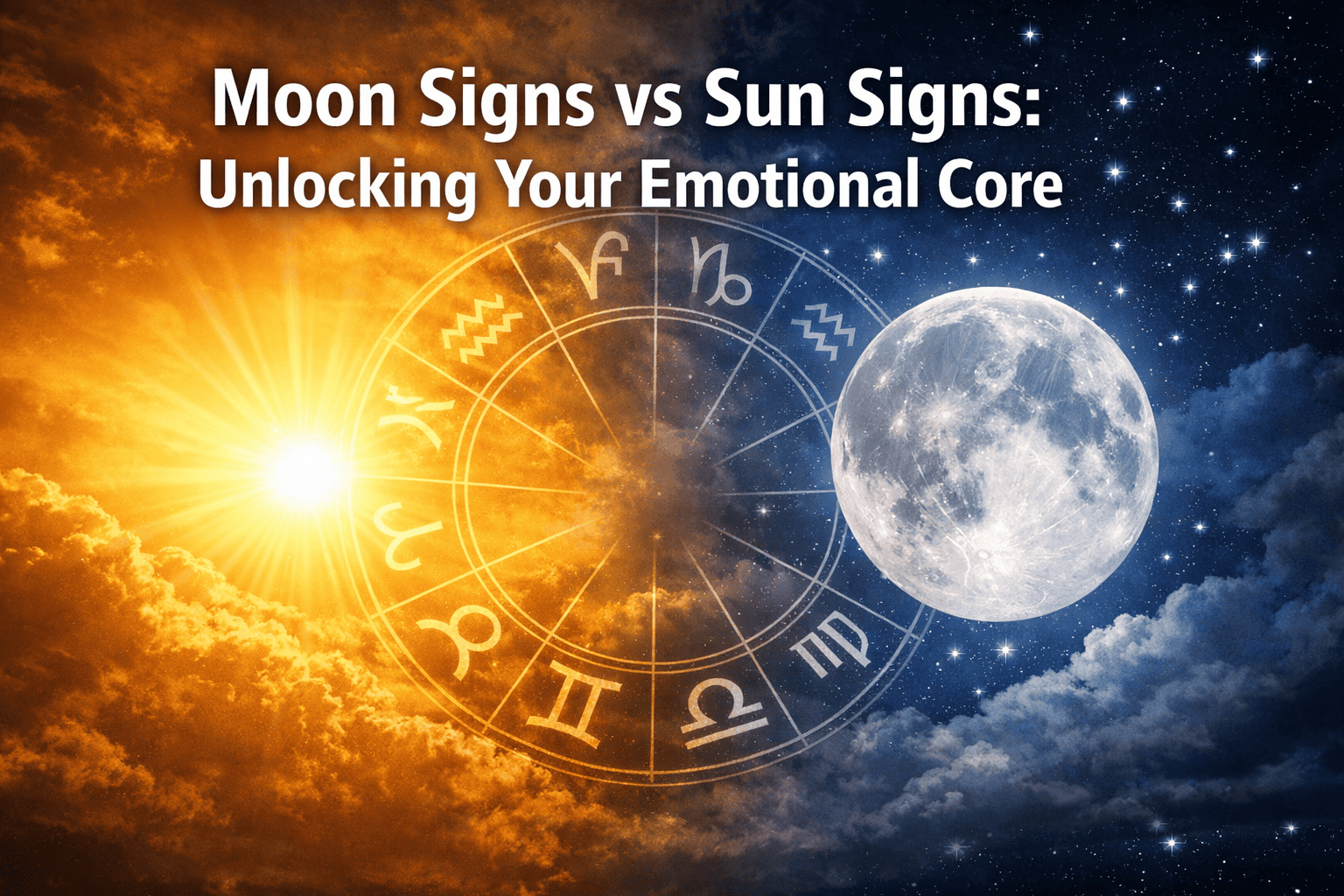 Moon Signs vs Sun Signs: Unlocking Your Emotional Core in Astrology