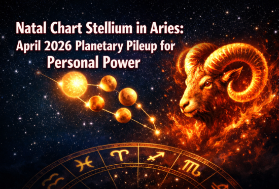 Natal Chart Stellium in Aries: Harnessing the April 2026 Planetary Pileup for Personal Power