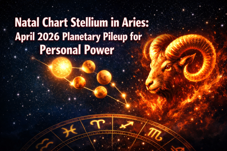 Natal Chart Stellium in Aries: Harnessing the April 2026 Planetary Pileup for Personal Power