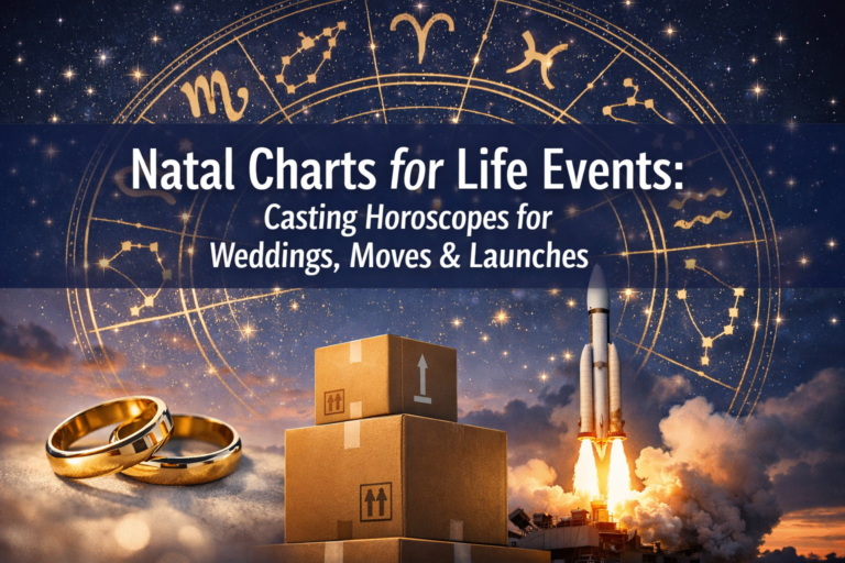 Natal Charts for Life Events: Casting Horoscopes for Weddings, Moves, and Launches