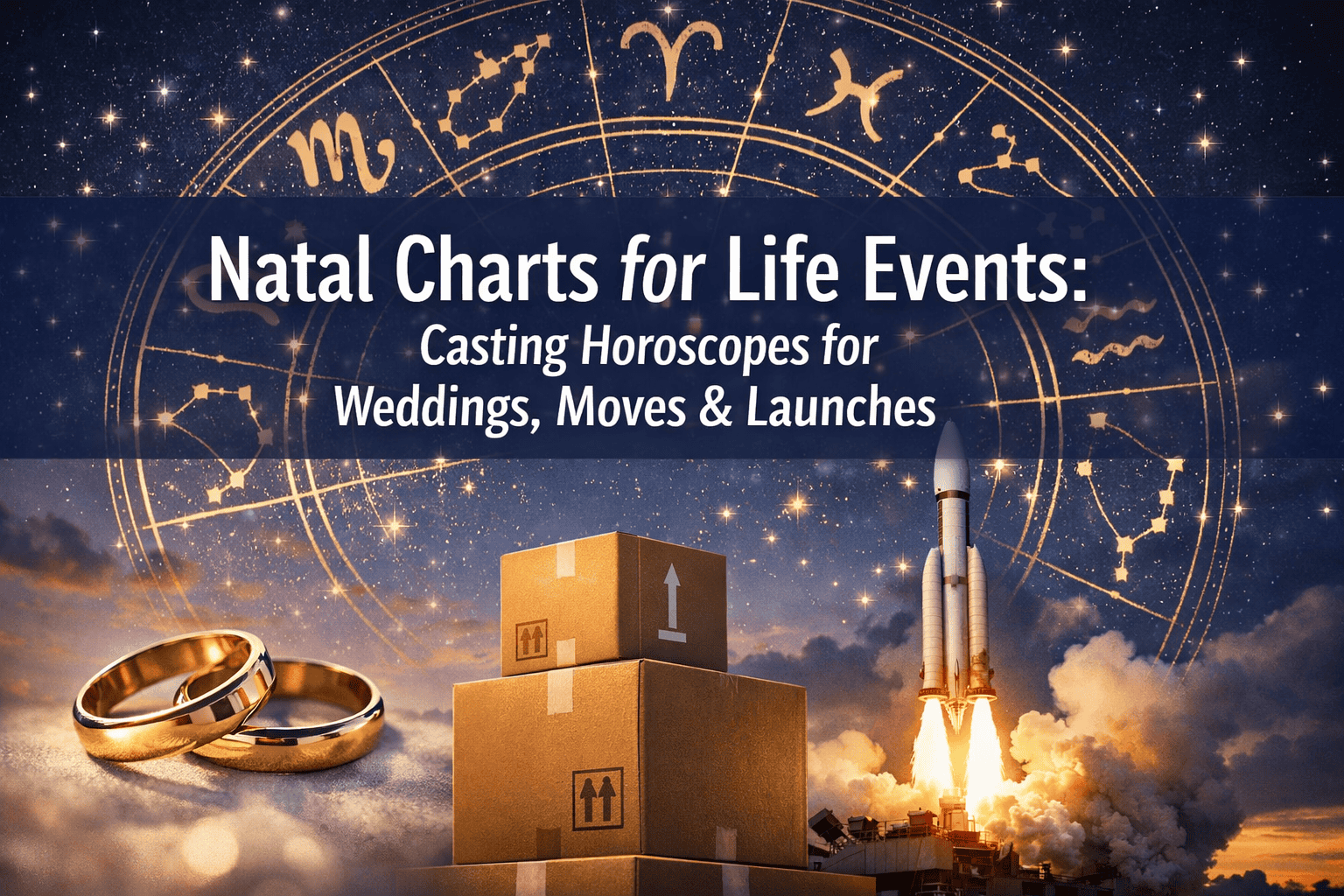 Natal Charts for Life Events: Casting Horoscopes for Weddings, Moves, and Launches