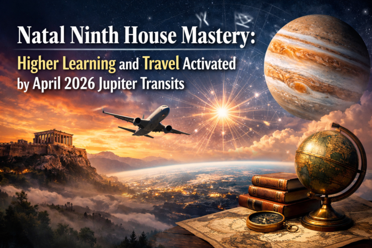Natal Ninth House Mastery: Higher Learning and Travel Activated by April 2026 Jupiter Transits