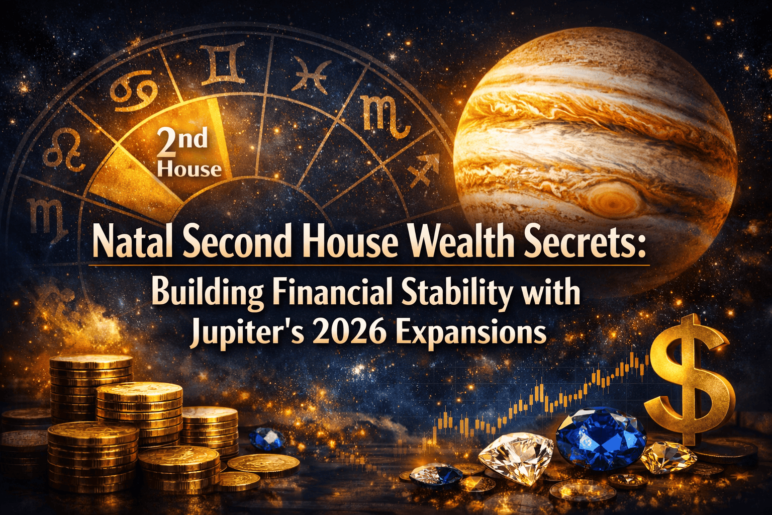Natal Second House Wealth Secrets: Building Financial Stability with Jupiter's 2026 Expansions