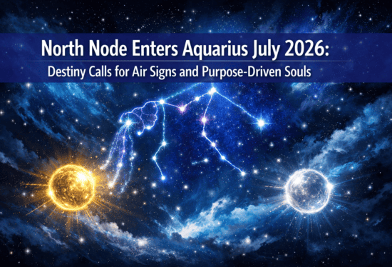 North Node Enters Aquarius July 2026: Destiny Calls for Air Signs and Purpose-Driven Souls