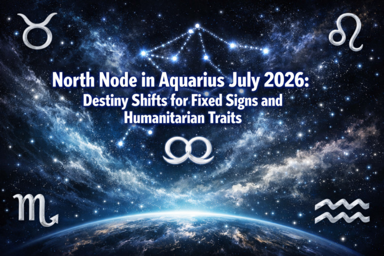 North Node in Aquarius July 2026: Destiny Shifts for Fixed Signs and Humanitarian Traits