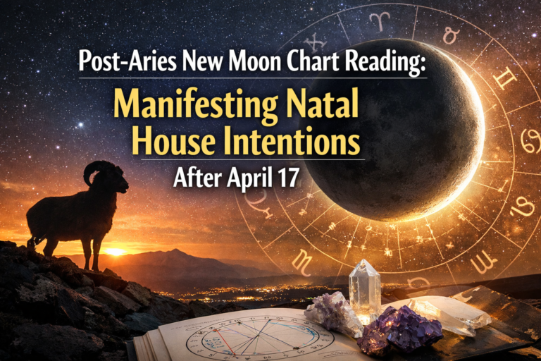 Post-Aries New Moon Chart Reading: Manifesting Natal House Intentions After April 17