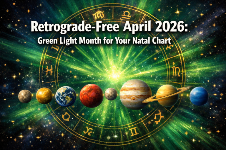 Retrograde-Free April 2026: How to Read Your Natal Chart During a 'Green Light' Month