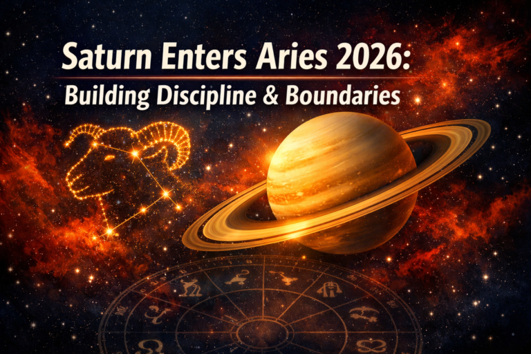Saturn Enters Aries March 2026: Building Discipline and Boundaries in Your Natal Chart