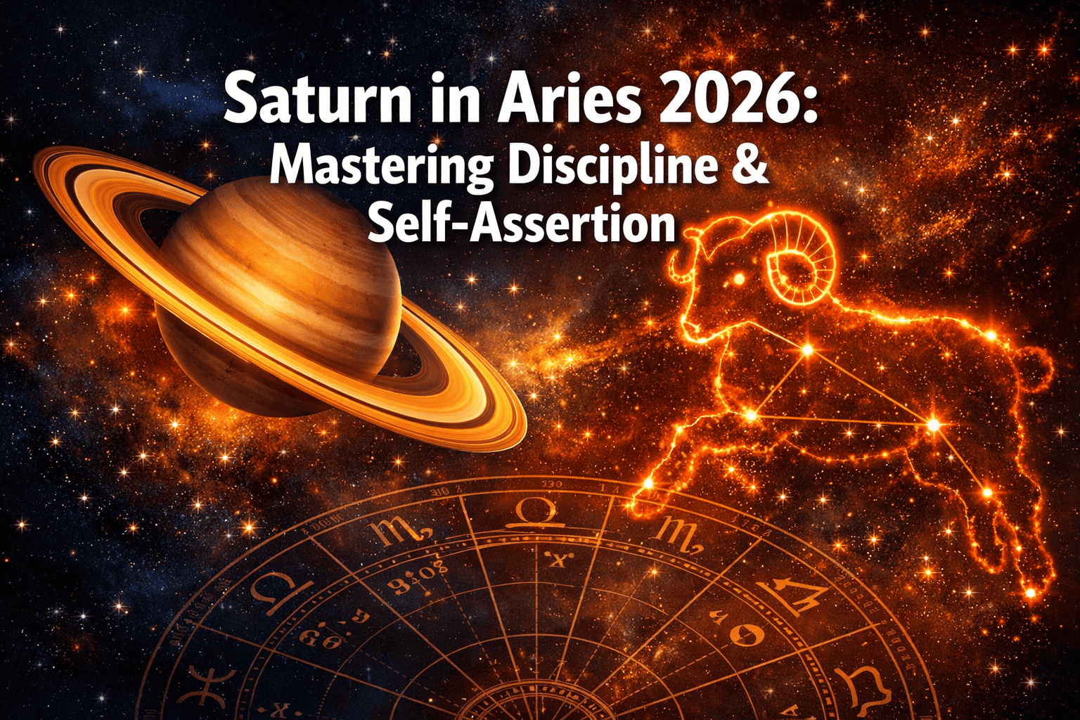 Saturn in Aries April 2026 Transit: Mastering Discipline and Self-Assertion for Beginner Natal Charts