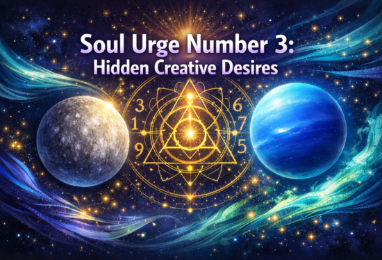Soul Urge Number 3: Hidden Creative Desires Revealed Through Mercury and Neptune Placements