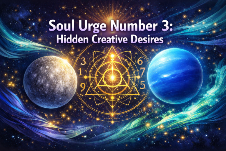 Soul Urge Number 3: Hidden Creative Desires Revealed Through Mercury and Neptune Placements