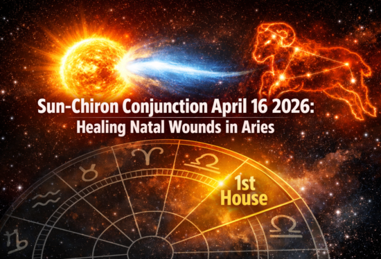 Sun-Chiron Conjunction April 16 2026: Healing Natal Wounds in Aries-Placed Planets and First House