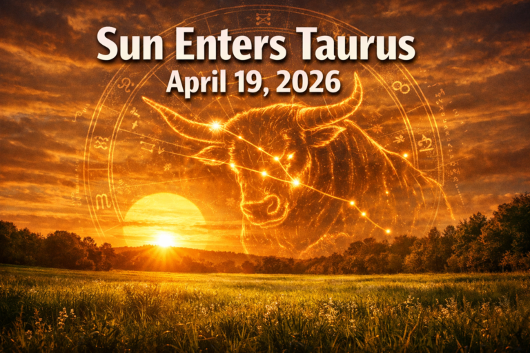 Sun Enters Taurus April 19, 2026: Stabilizing Your Natal Chart's Earth Elements and Fixed Houses