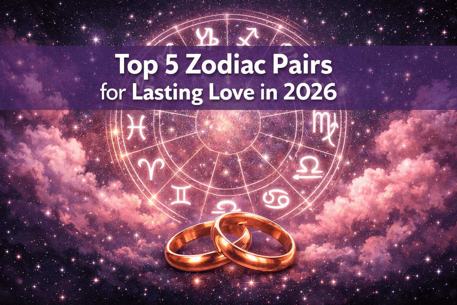 Top 5 Zodiac Pairs for Lasting Love in 2026: Taurus-Cancer to Sagittarius-Aquarius