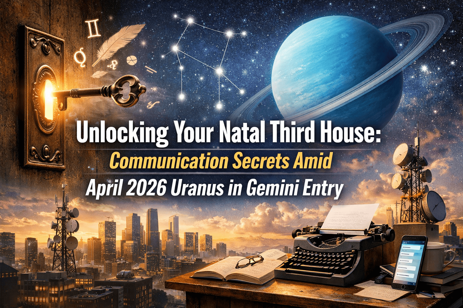 Unlocking Your Natal Third House: Communication Secrets Amid April 2026 Uranus in Gemini Entry