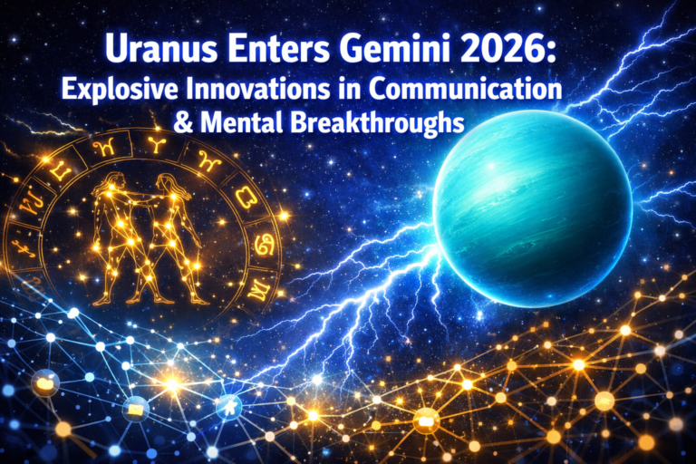 Uranus Enters Gemini April 25, 2026: Explosive Innovations in Communication, Social Media, and Mental Breakthroughs by Zodiac Sign