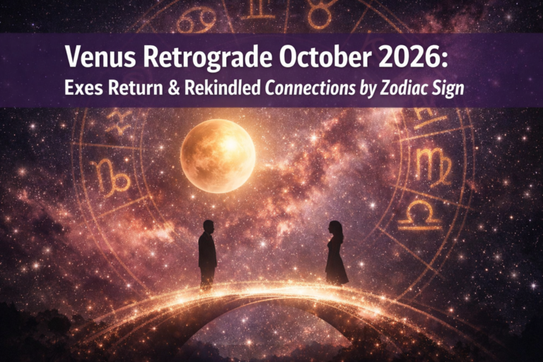 Venus Retrograde October 2026: Why Exes Return and How to Navigate Rekindled Connections by Zodiac Sign