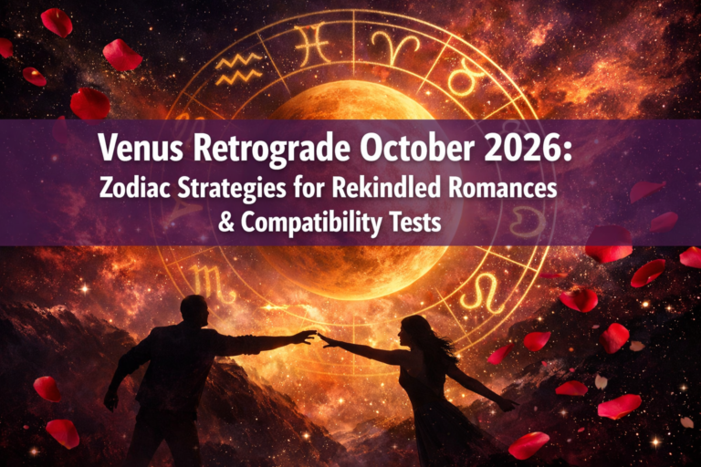 Venus Retrograde October 2026: Zodiac Strategies for Rekindled Romances and Compatibility Tests