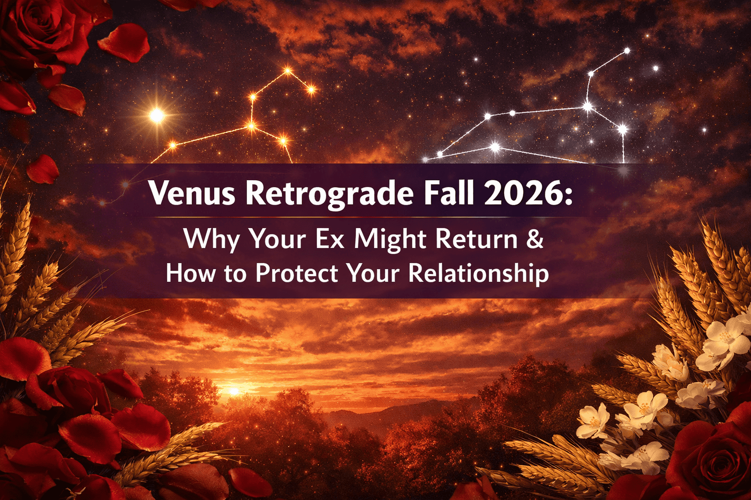 Venus Retrograde in Leo-Virgo Fall 2026: Why Your Ex Might Return and How to Protect Your Relationship