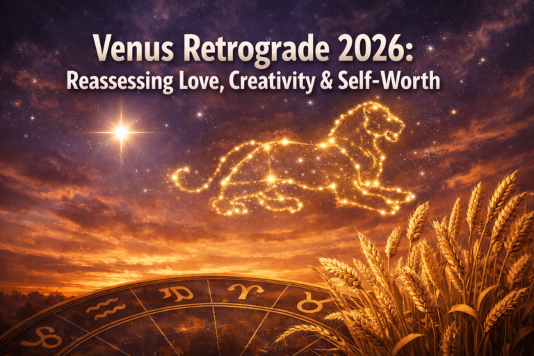 Venus Retrograde in Leo and Virgo July 24–September 17, 2026: Reassessing Love, Creativity, and Self-Worth by Zodiac Sign