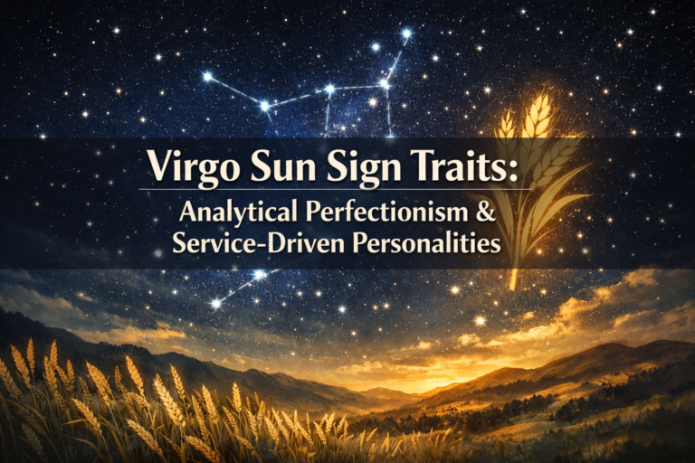 Virgo Sun Sign Traits: Analytical Perfectionism and Service-Driven Personalities in Everyday Life