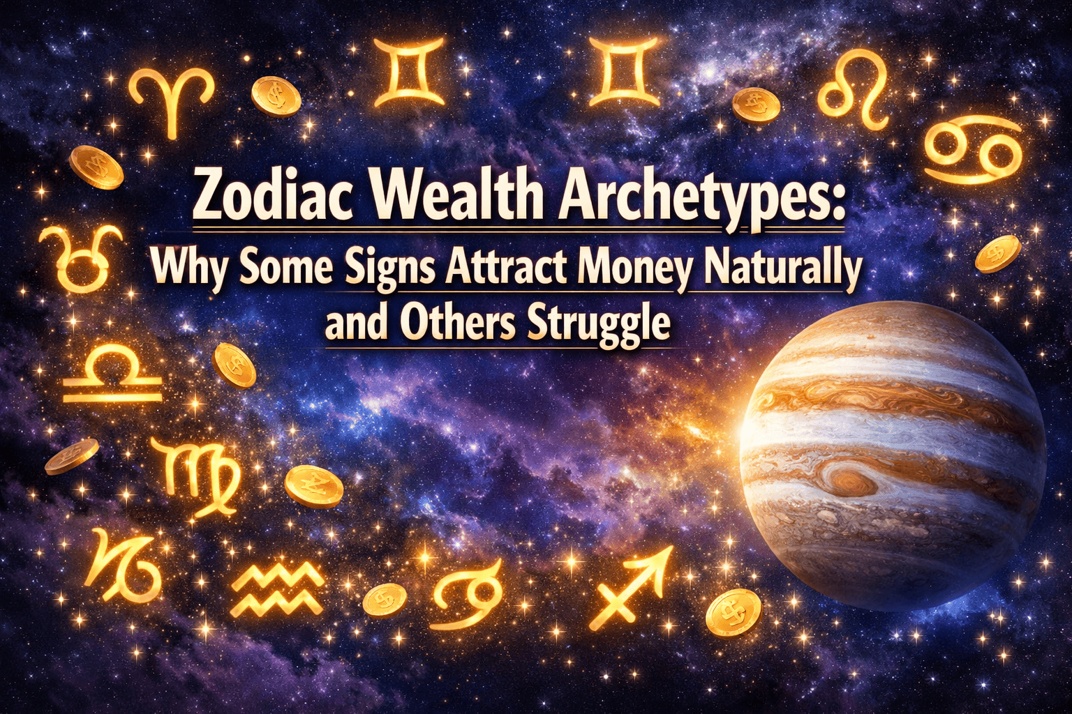 Zodiac Wealth Archetypes: Why Some Signs Attract Money Naturally and Others Struggle