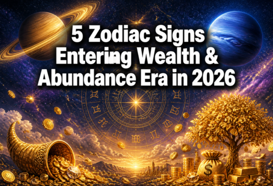 5 Zodiac Signs Entering Wealth & Abundance Era in 2026: Saturn-Neptune Conjunction Financial Reset Explained