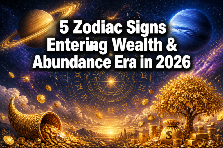 5 Zodiac Signs Entering Wealth & Abundance Era in 2026: Saturn-Neptune Conjunction Financial Reset Explained